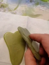 Natural Rose Jade Gouache Scraper Face Lift Massager for Face Gua Sha Board Skin Face