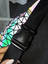 Riñonera luminosa de cuero para mujer, bolso de cintura, a la moda, 2020