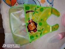 Baby Apron Babador-De-Bebe Plastic Children Feeding-Cloth Adjustable Waterproof Cartoon