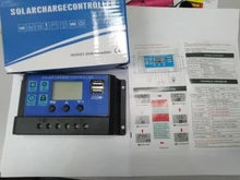 Controller Pv-Regulator Solar-Panel Output Auto Dual 24V 12V LCD Usb-5v 20A/10A