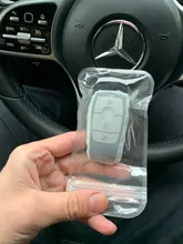 TPU cuero funda de control remoto de coche Protector de cubierta para Mercedes Benz C G M R S clase W204 W212 W176 GLC DE LA CIA GLA AMG accesorios de coche