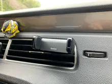 Baseus-Soporte de teléfono para coche, accesorio de ventilación de aire para Iphone XS 11 Samsung 4,7-6,5 pulgadas