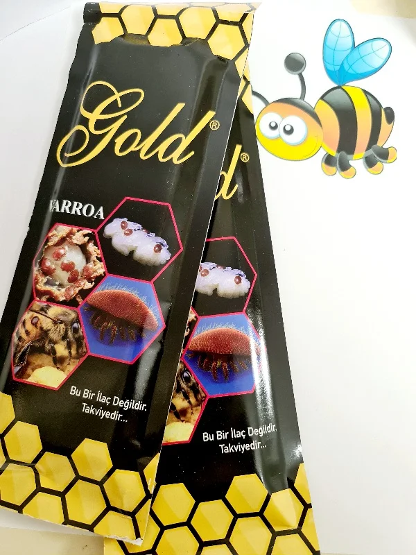 Турецкие пластины от варроатоза и акарапидоза GOLD VARROA (производство Турция) | Дом