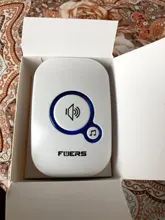 Timbre de puerta inalámbrico FUERS M557, 433Mhz, para hogar, bienvenida, 150M de largo, 32 canciones