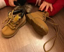 Botas de felpa para niños y niñas, botines informales cálidos, zapatillas de moda, botas de nieve para bebés, Invierno 2021