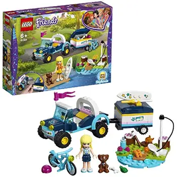 

LEGO Friends - Buggy and Stephanie's trailer, construction toy including car, bicycle and pet (41364)