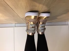 Classic Sneakers Wedges Outdoor-Shoes Breathable Sports Woman Solid Zapatos-De-Mujer