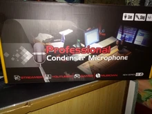Micrófono de condensador con anillo de luz para ordenador, Kit de estudio con soporte de brazo para videojuegos, Youtube, grabación de vídeo, Usb E20 actualizado, 2021