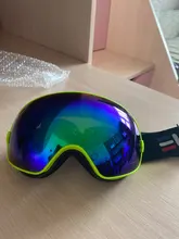 Gafas de esquí antiniebla DE DOBLE CAPA para hombre y mujer, lentes de sol para nieve, snowboard