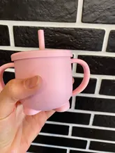 Fuente de alimentación de bebé, tazas para bebé, tazas para bebé, de silicona, a prueba de fugas