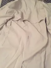 DEAT-gabardina elegante con cuello levantado y cinturón para mujer, abrigo a la moda, color Beige, liso, TU159, otoño, 2021