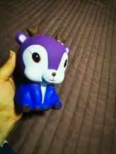 Juguetes de dibujos animados de galaxia Kawaii, ciervo grande, Gato blando, jumbo, crema de elevación lenta perfumada, juguetes para apretar, regalo de novedad