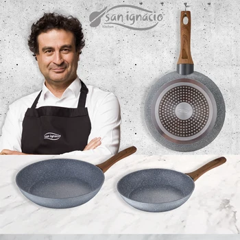 

Juego de sauce pans (18, 20,24 cm) into wrought aluminum SAN ignacio collection Daimiel