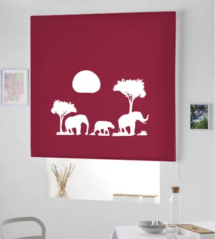 

Blind Iroa roll with drawing/Horizon African! ROLLER BLINDS TRANSLUCENT! (NETWORK 100X175)