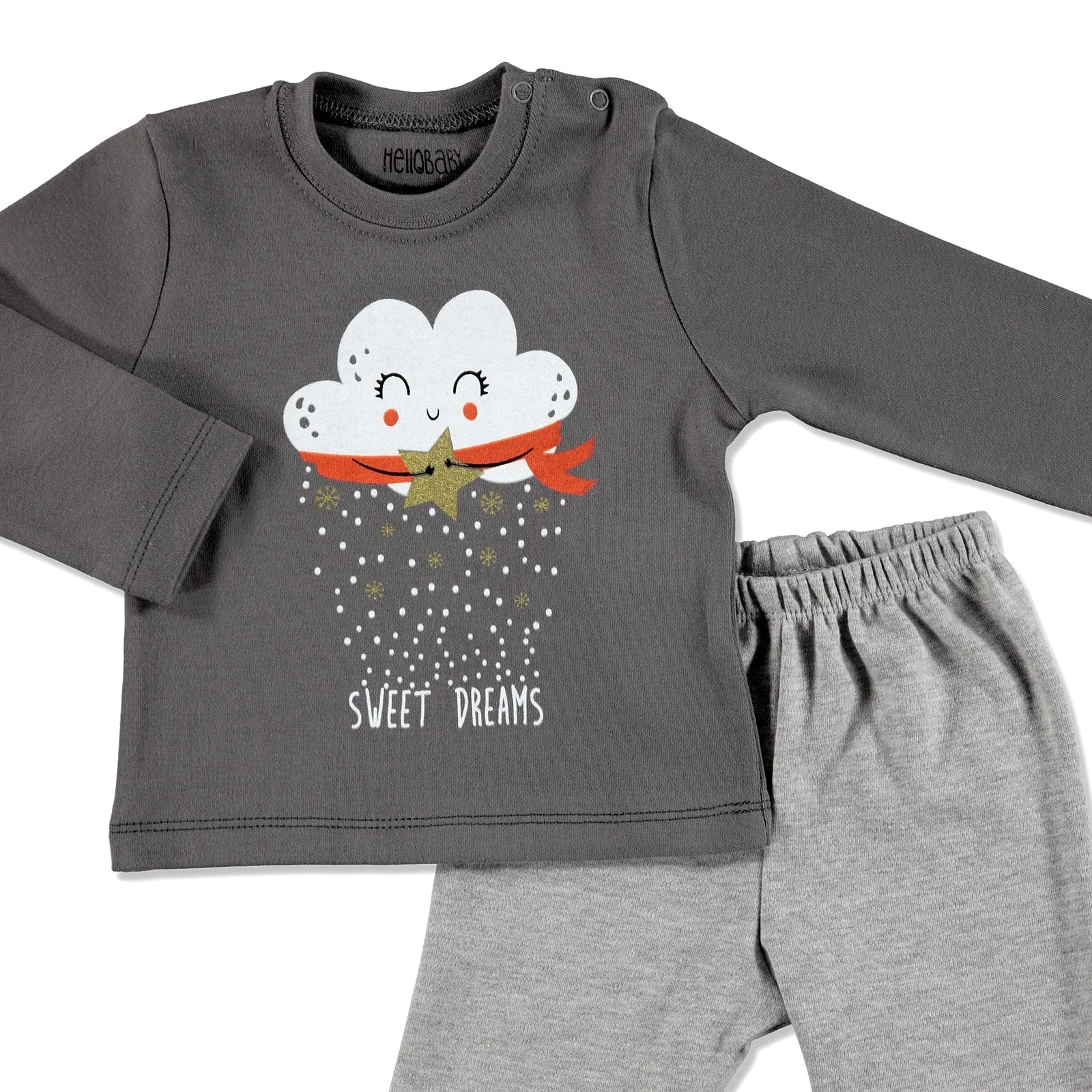 ebebek HelloBaby Basic Baby Pyjama Set |
