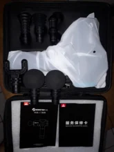 Pistola de masaje muscular BOOSTER M2, masajeador muscular para cuello, terapia de dolor para masaje corporal, relajación dolor alivio