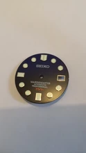 Esfera de reloj azul de 28,5mm, accesorios para reloj 7S26 0020 SKX007, novedad