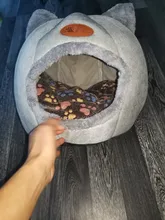 Cama de invierno para gatos, alfombrilla pequeña, cesta para perro pequeño, productos de tienda para mascotas, cueva acogedora, cama interior, Comodidad para dormir