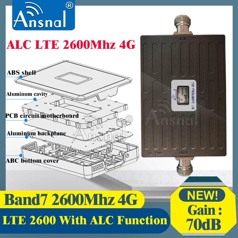New!! 2600Mhz ALC Cellular Amplifier 2600 4g