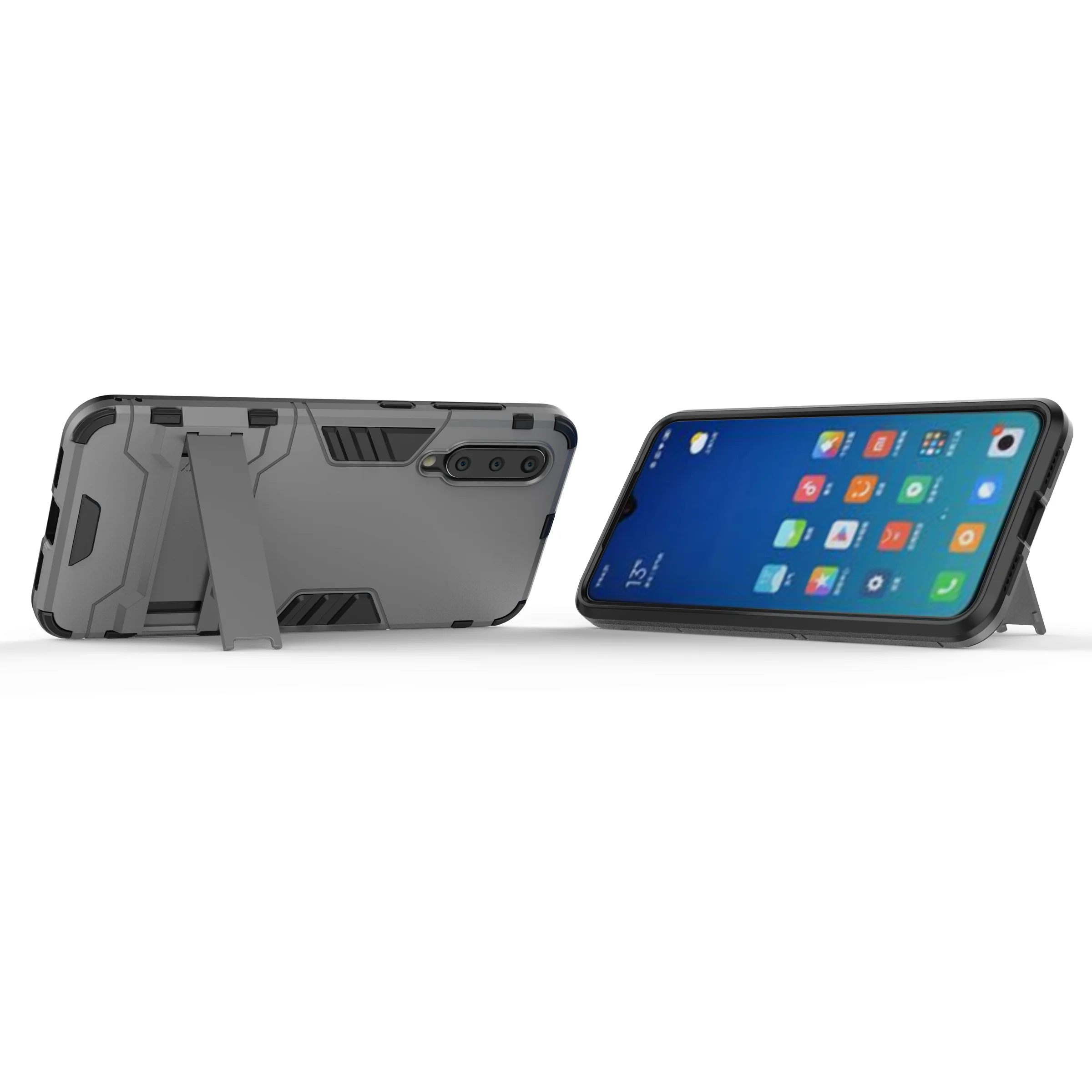 Чехол-подставка для Xiaomi Mi 9 SE с soporte-чехол Гибридный противоударный Прочный