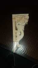 Decorative Furniture Figurines-Crafts Appliques-Frame Corner Wood Carved Wall-Door Floral