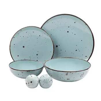 

Cottage Tiffany dining set 21 items