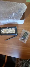 Barra de luz LED de 7 pulgadas para conducción todoterreno, haz combinado de 3 filas para barco, coche, Tractor, camión, 4x4, SUV, 12V y 24V, 2 uds.