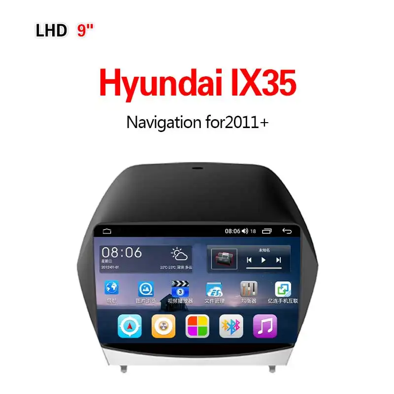 Lionet gps навигация для автомобиля hyundai IX35 2011+ 9 дюймов LH2009Y - Размер экрана, дюймов: 4G 8core 4G32G