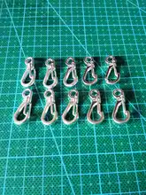 10 unids/lote carabinero Mini Camping EDC supervivencia escalada SF mosquetones de mochila llavero Paracord equipo táctico colgadores para llaves cadena