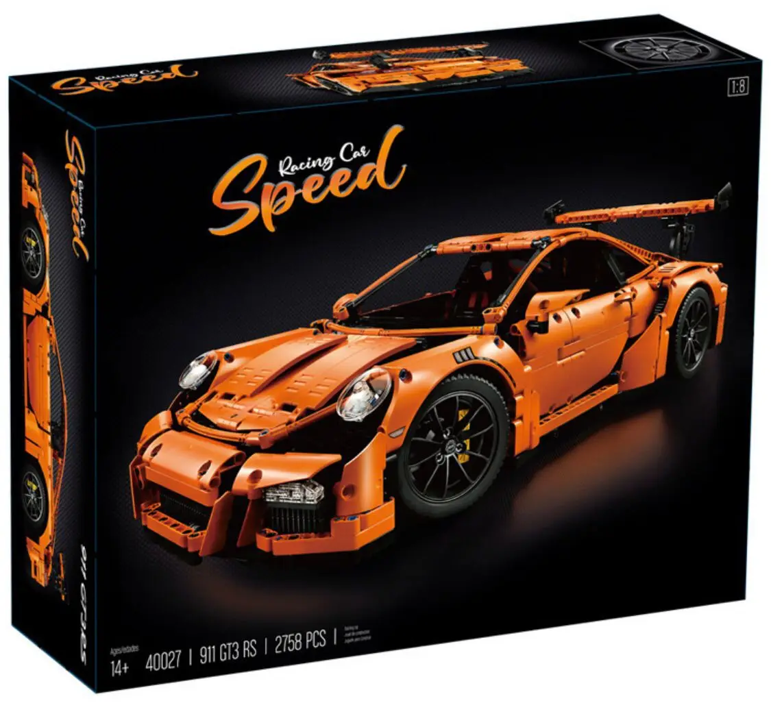 Конструктор Porsche 911 GT3 RS оранжевый 40027 2758 дет. |