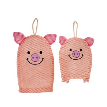 

Washcloth-Mitten for shower and bath "pig" 2 pcs.