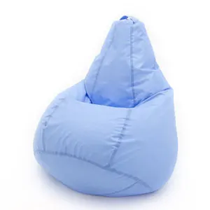 Armchair bag pear Oxford water repellent waterproof rainproof large soft frameless pouf ottoman for Home Cottage