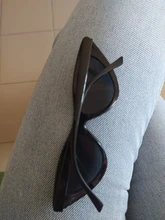 Gafas de sol con forma de ojo de gato para mujer, anteojos de sol femeninos, de diseño de marca, con espejo negro, triangulares, con protección UV400
