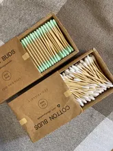 Bamboo-Sticks Buds Makeup Nose Cotton-Swab Disposable Ears-Cleaning Beauty for Double-Head