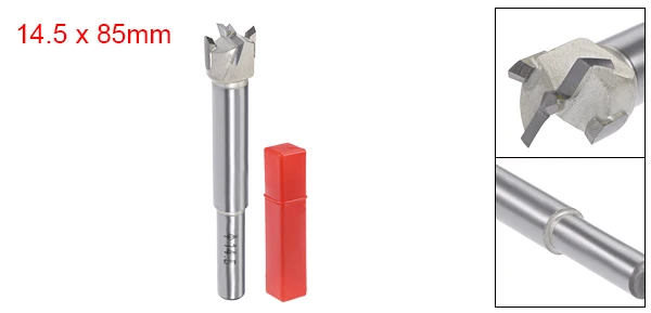 14.5mm 8x30mm Shank Uxcell 1 шт. пробочное сверло коронка по дереву(12/14/14,5/15/16/17/18/19/20/21/22/23 мм резки Диаметр 8х30/68/70 мм хвостовик - Цвет: 14.5mm 8x30mm Shank