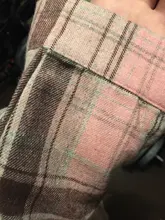 Plaid Shirts Blouses Oversized Women Top Long-Sleeve Blusas Loose Casual Cotton Ladies