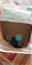 1-100 Uds KN95 Mascarillas FFP2 reutilizable 5 capas de protección 95% PM2.5 aprobado higiénico ffp2mask ce FFP2 Negras fpp2
