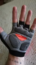 Guantes antideslizantes de silicona para ciclismo, para hombre y mujer, de medio dedo, transpirables, para deportes de choque, D40