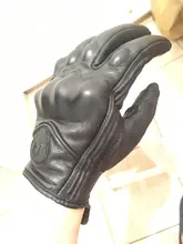 Guantes de motocicleta unisex de cuero y carbón para invierno, guantes de moto para hombre y mujer, para motocross, ATV