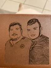 Billeteras personalizadas de cuero PU para hombre, billetera con grabado de alta calidad, monedero pequeño, regalo de lujo para hombre