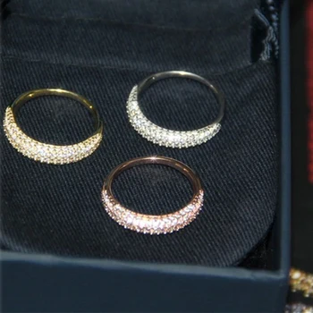 

Kakany 2020 New Fashion Charm High Quality Round Cubic Zirconia Shiny Zircon Party Ring Monaco Ladies Style Luxury Jewelry