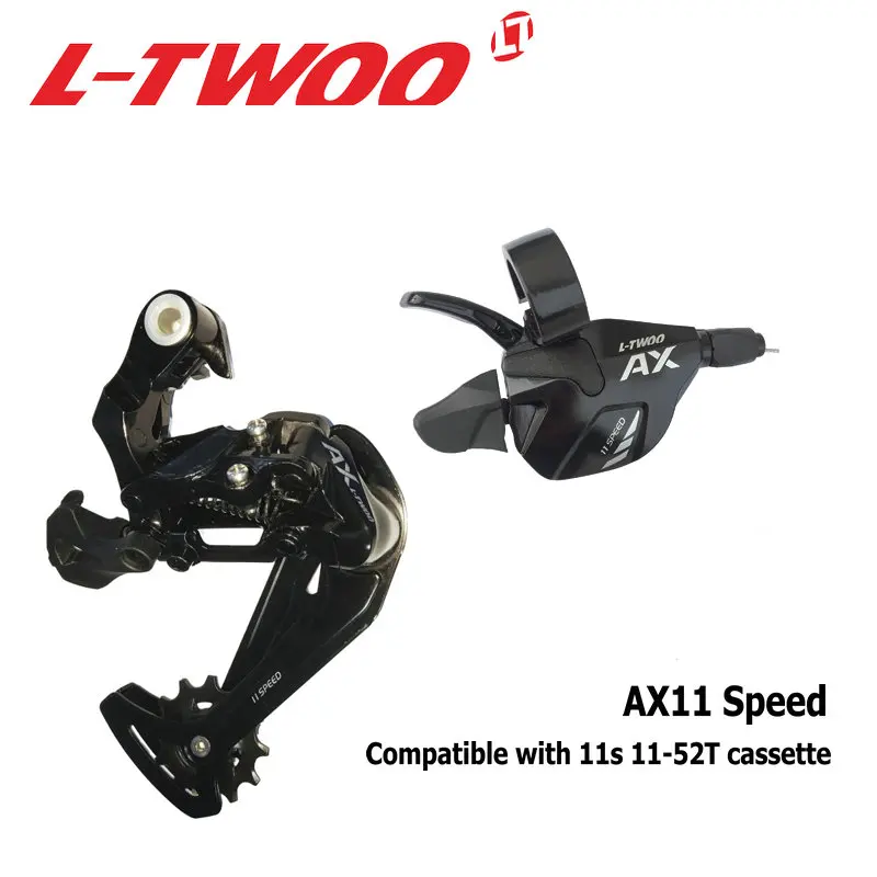 Ltwoo mtb ltwoo AX11速度クランクセット1 × 11シフターリア