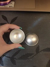 Moldes de bombas de baño redondos de aleación de aluminio, 2 uds., herramienta artesanal, bomba de baño, Bola de sal, regalos caseros, molde de esfera semicircular
