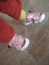 Verano niño Sandalias Zapatos de chica de bebé red monocolor de tela transpirable niños zapatillas de deporte infantil para niños chicas deporte sandalias SYJ035