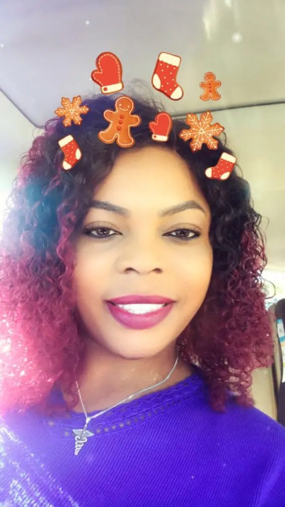 Ombre Kinky Curly Human Hair Bundles photo review