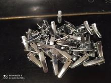 50 Uds. De pinzas para el pelo de cocodrilo con dientes en blanco, 25/30/35/45/50/60mm