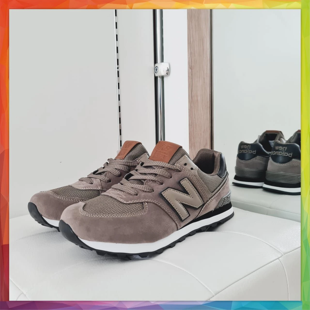 Zapatillas deporte New Balance color negro y naranja, 41 46, par, otoño 2021, envío gratis|Zapatillas de correr| - AliExpress