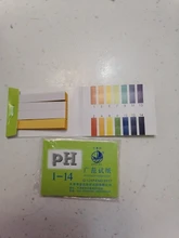 80 tiras/paquete PH 1-14 Tornasol papel probador PH papeles indicador Universal prueba de papel para acuario de agua