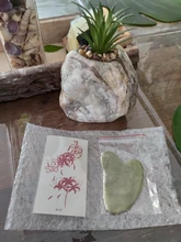 Jade Guasha tablero de masaje de piedra Natural Gua Sha raspador de herramienta de belleza cuidado de la salud Meridian raspado de perder peso SPA masajeador