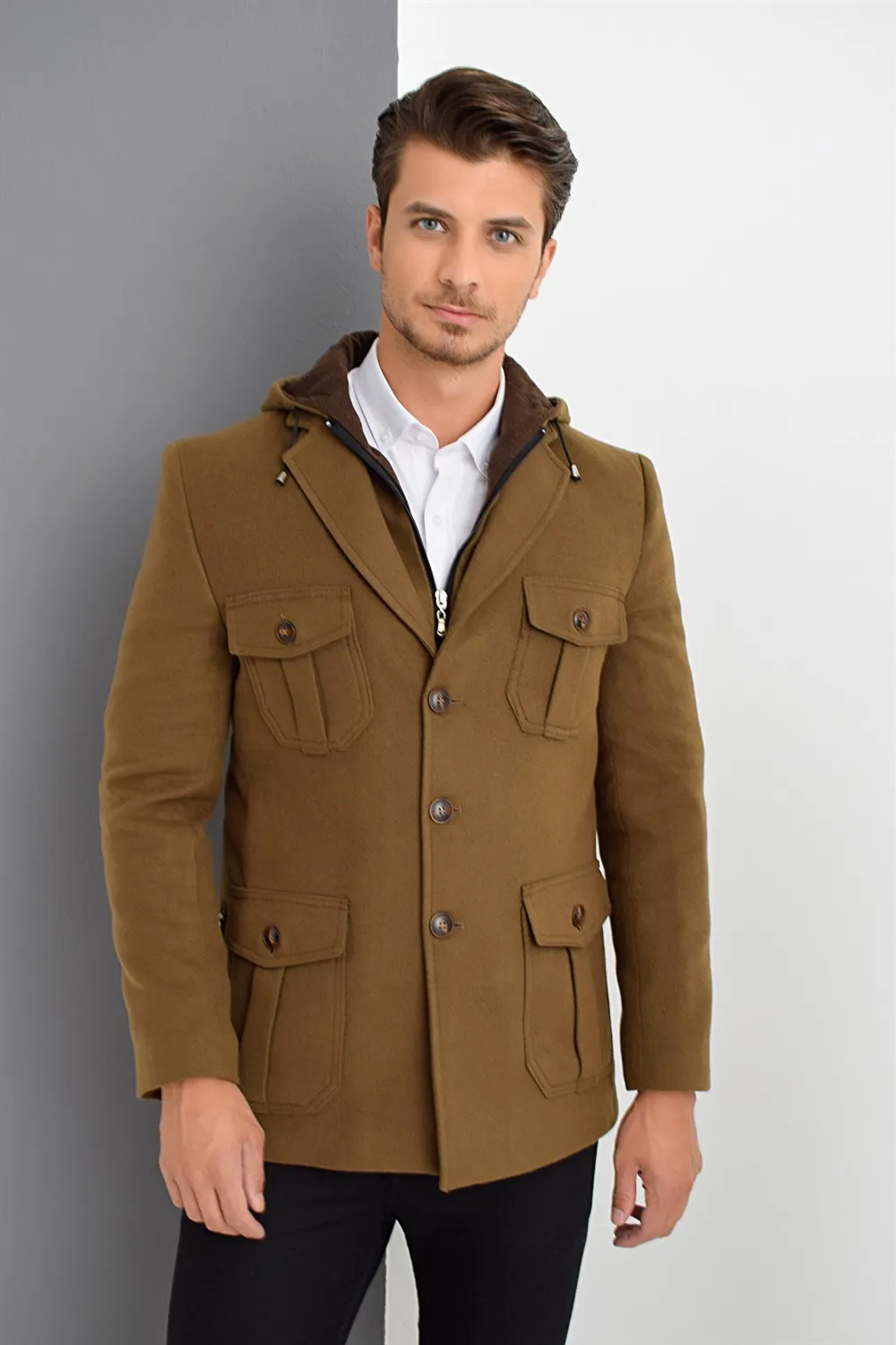 K7538 Пальто DEWBERRY-CAMEL